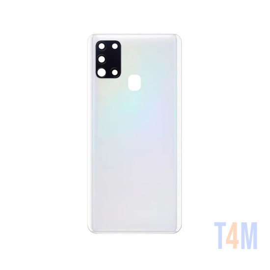 Tampa Traseira+Lente de Câmera Samsung Galaxy A21s/A217 Branco